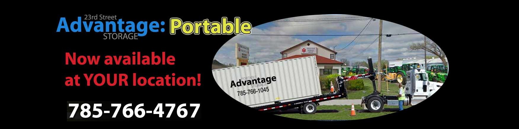 Advantage-Portable Storage Units